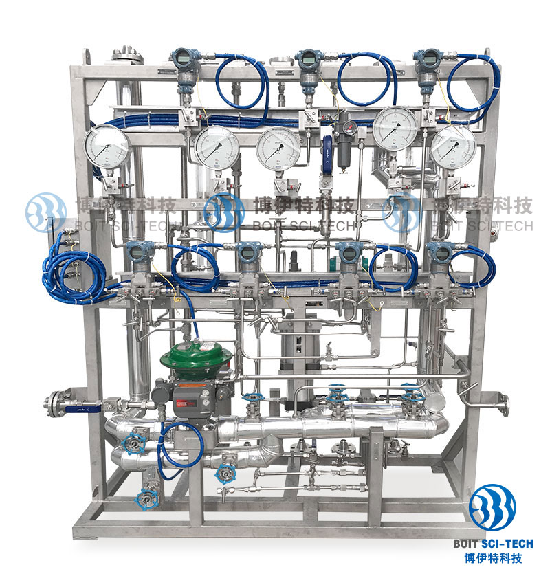 Dry running gas seals control panel system